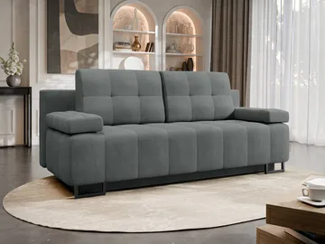 Morenia 3-sits Bäddsoffa med förvaring - grå - Möbler - Soffa - Bäddsoffa - Bäddsoffa längsbäddad