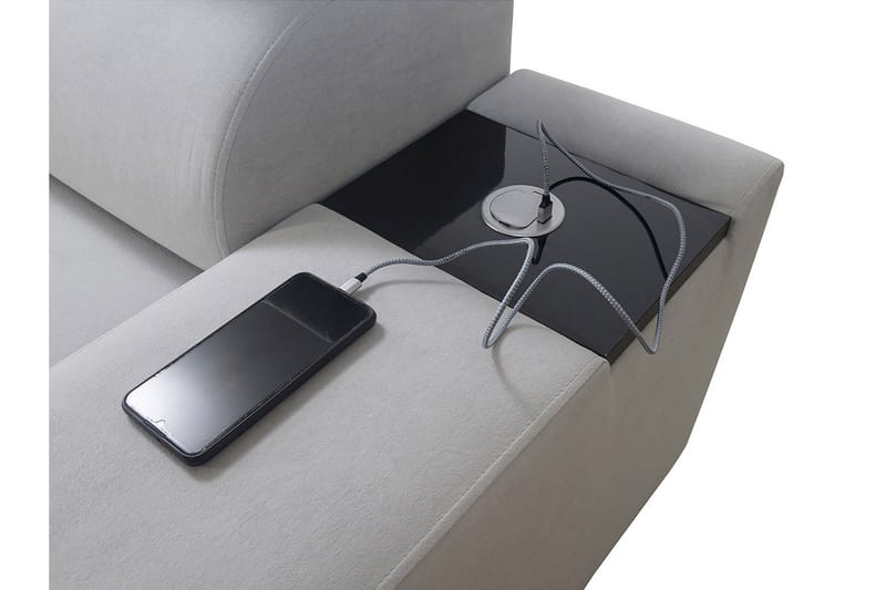 Morenia 4-sits Hörnbäddsoffa Vänster - Ljusgrå - Möbler - Soffa - Bäddsoffa - Hörnbäddsoffa