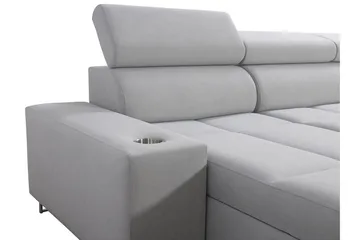 Morenia 4-sits Hörnbäddsoffa Vänster - Ljusgrå - Möbler - Soffa - Bäddsoffa - Hörnbäddsoffa