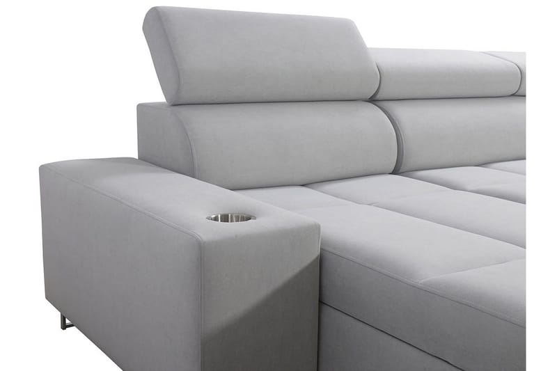 Morenia 4-sits Hörnbäddsoffa Vänster - Vit - Möbler - Soffa - Bäddsoffa - Bäddsoffa längsbäddad