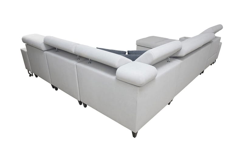 Morenia 4-sits Hörnbäddsoffa Vänster - Vit - Möbler - Soffa - Bäddsoffa - Bäddsoffa längsbäddad