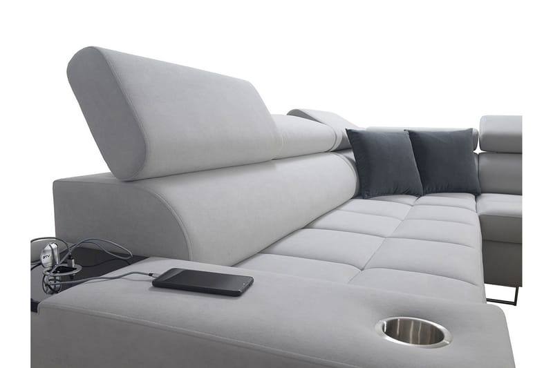 Morenia Bäddsoffa m. Schäslong L-formad - Möbler - Soffa - Bäddsoffa - Hörnbäddsoffa