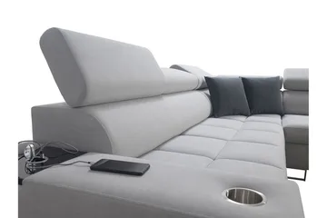 Morenia Bäddsoffa m. Schäslong L-formad - Möbler - Soffa - Bäddsoffa - Hörnbäddsoffa