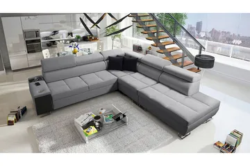 Morenia Bäddsoffa m. Schäslong L-formad - Möbler - Soffa - Bäddsoffa - Hörnbäddsoffa