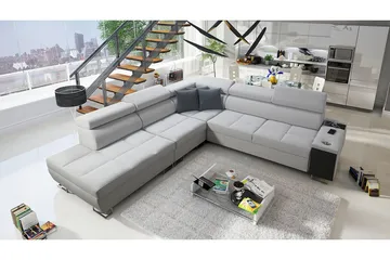 Morenia Bäddsoffa m. Schäslong L-formad - Möbler - Soffa - Bäddsoffa - Hörnbäddsoffa