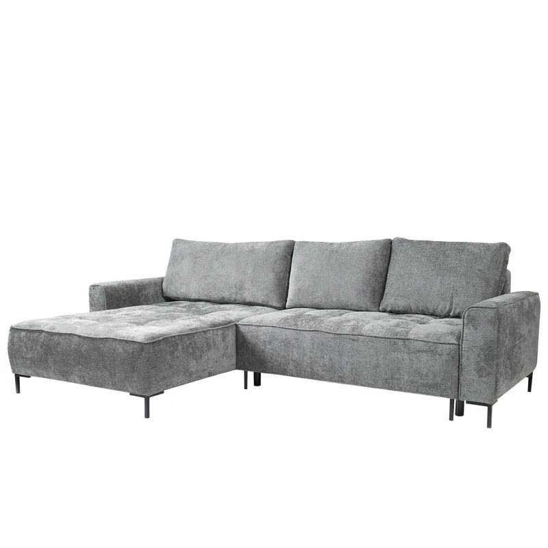 Morvian 3-sits Bäddsoffa med divan, Grå