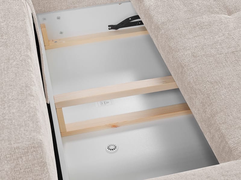 Morvian 3-sits Bäddsoffa med divan - grön - Möbler - Soffa - Bäddsoffa - Hörnbäddsoffa