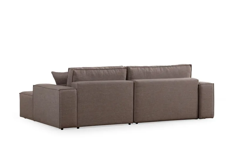 Munehiro Hörnbäddsoffa - Brun - Möbler - Soffa - Bäddsoffa - Bäddsoffa divan