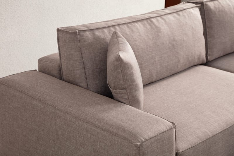 Munehiro Hörnbäddsoffa - Brun - Möbler - Soffa - Bäddsoffa - Bäddsoffa divan