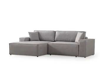 Munehiro Hörnbäddsoffa - Ljusgrå - Möbler - Soffa - Bäddsoffa - Bäddsoffa divan