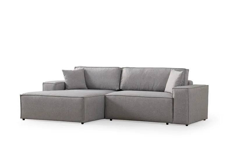Munehiro Hörnbäddsoffa - Ljusgrå - Möbler - Soffa - Bäddsoffa - Bäddsoffa divan