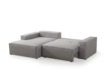 Munehiro Hörnbäddsoffa - Ljusgrå - Möbler - Soffa - Bäddsoffa - Bäddsoffa divan