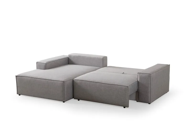 Munehiro Hörnbäddsoffa - Ljusgrå - Möbler - Soffa - Bäddsoffa - Bäddsoffa divan