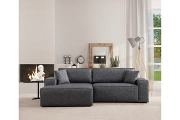 Munehiro Hörnbäddsoffa - Mörkgrå - Möbler - Soffa - Bäddsoffa - Bäddsoffa divan