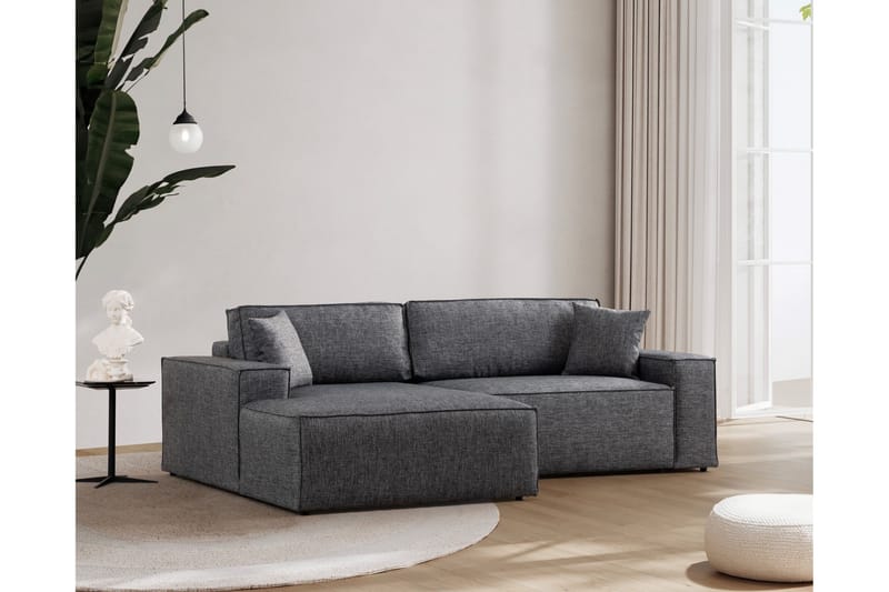 Munehiro Hörnbäddsoffa, Mörkgrå