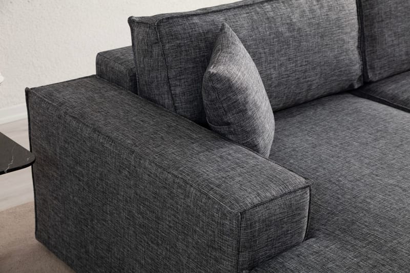 Munehiro Hörnbäddsoffa - Mörkgrå - Möbler - Soffa - Bäddsoffa - Bäddsoffa divan