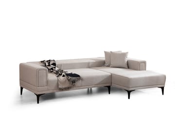 Naoko Bäddsoffa med divan - Beige - Möbler - Soffa - Bäddsoffa - Bäddsoffa divan