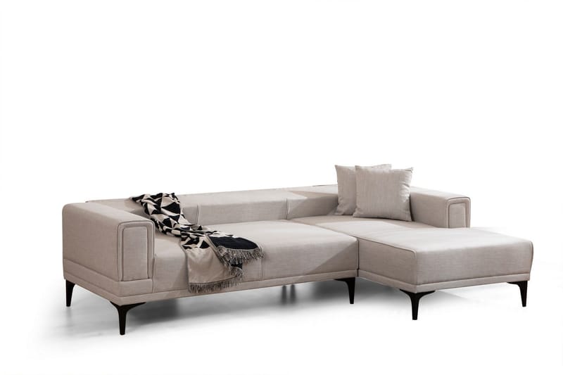 Naoko Bäddsoffa med divan - Beige - Möbler - Soffa - Bäddsoffa - Bäddsoffa divan