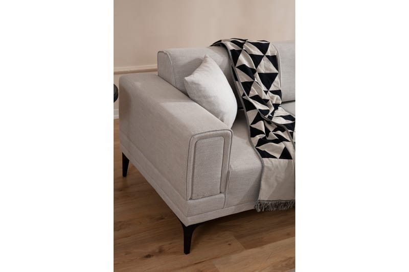 Naoko Bäddsoffa med divan - Beige - Möbler - Soffa - Bäddsoffa - Bäddsoffa divan