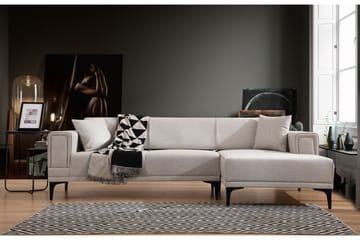 Naoko Bäddsoffa med divan - Beige - Möbler - Soffa - Bäddsoffa - Bäddsoffa divan