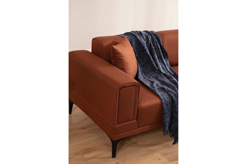 Naoko Bäddsoffa med divan - Röd - Möbler - Soffa - Bäddsoffa - Bäddsoffa divan