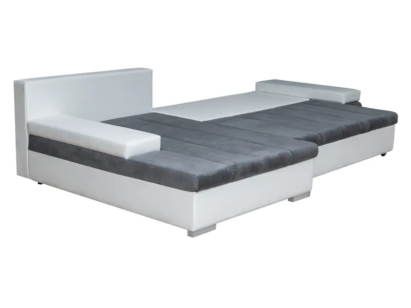 Naoma 4-sits Bäddsoffa divan höger med förvaring - svart - Möbler - Soffa - Bäddsoffa - Bäddsoffa divan