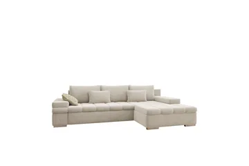 Naoma Bäddsoffa med Divan 4-sits - Beige - Möbler - Soffa - Bäddsoffa - Bäddsoffa divan