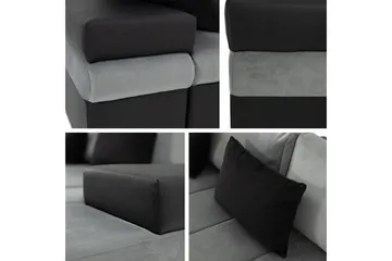 Naoma Bäddsoffa med Divan 4-sits - Gul - Möbler - Soffa - Bäddsoffa - Bäddsoffa divan