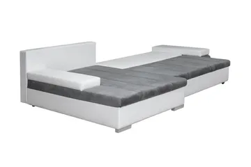 Naoma Divanbäddsoffa 310x175x83 cm - Grå - Möbler - Soffa - Bäddsoffa - Bäddsoffa längsbäddad