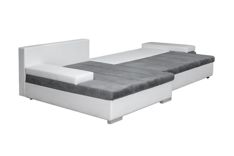 Naoma Divanbäddsoffa 310x175x83 cm - Grå - Möbler - Soffa - Bäddsoffa - Bäddsoffa längsbäddad
