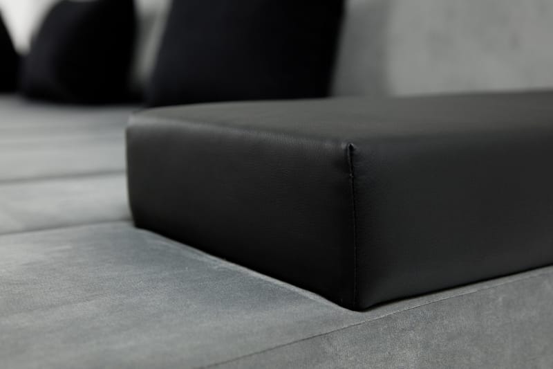 Naoma Divanbäddsoffa 310x175x83 cm - Grå - Möbler - Soffa - Bäddsoffa - Bäddsoffa längsbäddad