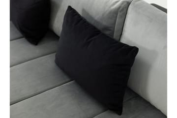 Naoma Divanbäddsoffa 310x175x83 cm - Grå - Möbler - Soffa - Bäddsoffa - Bäddsoffa längsbäddad