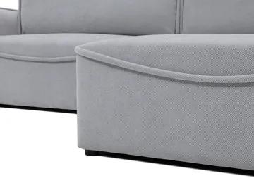 Navrel 3-sits Bäddsoffa med Divan och förvaring - Grå - Möbler - Soffa - Bäddsoffa - Hörnbäddsoffa