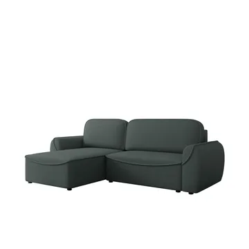 Navrel 3-sits Bäddsoffa med Divan och förvaring - Grå - Möbler - Soffa - Bäddsoffa - Hörnbäddsoffa