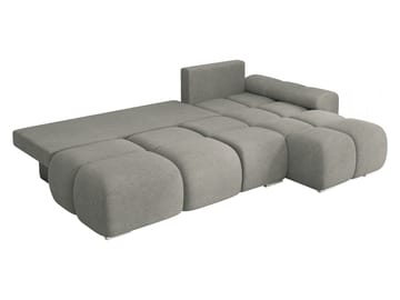 Nessa 4-sits Bäddsoffa divan höger med förvaring - beige - Möbler - Soffa - Bäddsoffa - Hörnbäddsoffa