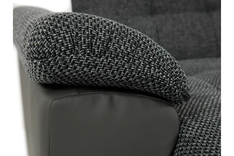 Niko U-Bäddsoffa 350x205x76 cm Divan Höger - Grå - Möbler - Soffa - Bäddsoffa - Bäddsoffa längsbäddad