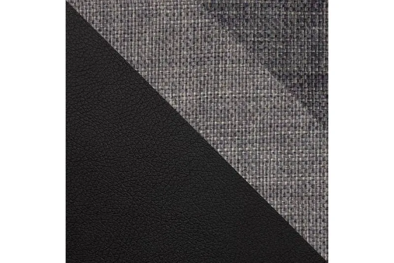 Niko U-Bäddsoffa 350x205x76 cm Divan Vänster - Grå/Svart - Möbler - Soffa - Bäddsoffa - Bäddsoffa längsbäddad