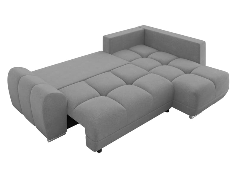 Ostra 4-sits Bäddsoffa divan med vänster förvaring - Brun - Möbler - Soffa - Bäddsoffa - Bäddsoffa längsbäddad