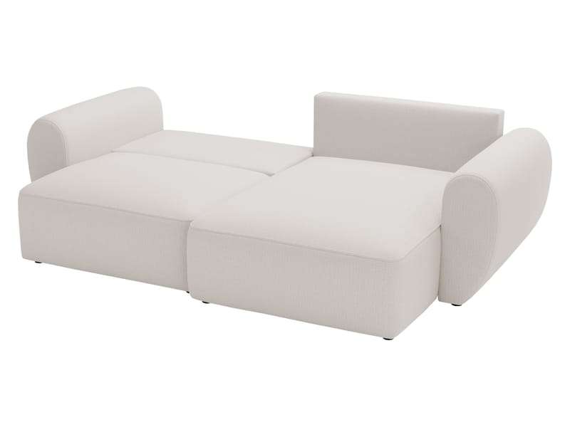 Osvar 3-sits Bäddsoffa med Divan Höger och Förvaring - Svart - Möbler - Soffa - Bäddsoffa - Hörnbäddsoffa