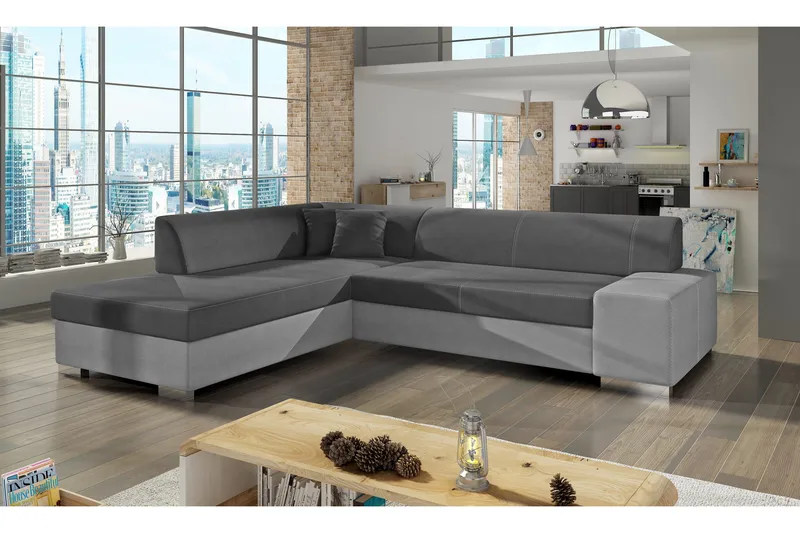 Pavones Bäddsoffa, Grå