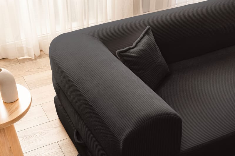 Pento 4-sits Hörnbäddsoffa - Antracit - Möbler - Soffa - Bäddsoffa - Bäddsoffa längsbäddad