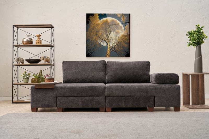 Perenna 3-sits Bäddsoffa - Antracit - Möbler - Soffa - Bäddsoffa - 3 sits bäddsoffa