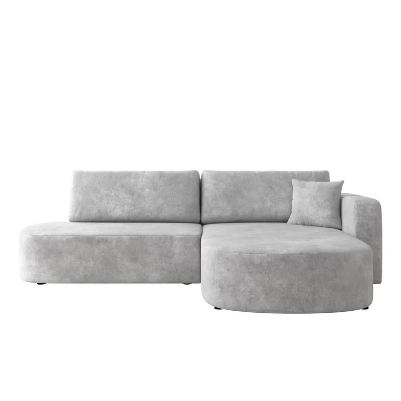 Pryda 4-sits Bäddsoffa divan höger med förvaring - grå - Möbler - Soffa - Bäddsoffa - Bäddsoffa divan