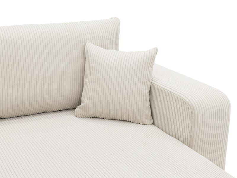 Pryda 4-sits Bäddsoffa divan vänster med förvaring - brun - Möbler - Soffa - Bäddsoffa - Hörnbäddsoffa