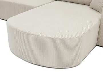 Pryda 4-sits Bäddsoffa divan vänster med förvaring - brun - Möbler - Soffa - Bäddsoffa - Hörnbäddsoffa