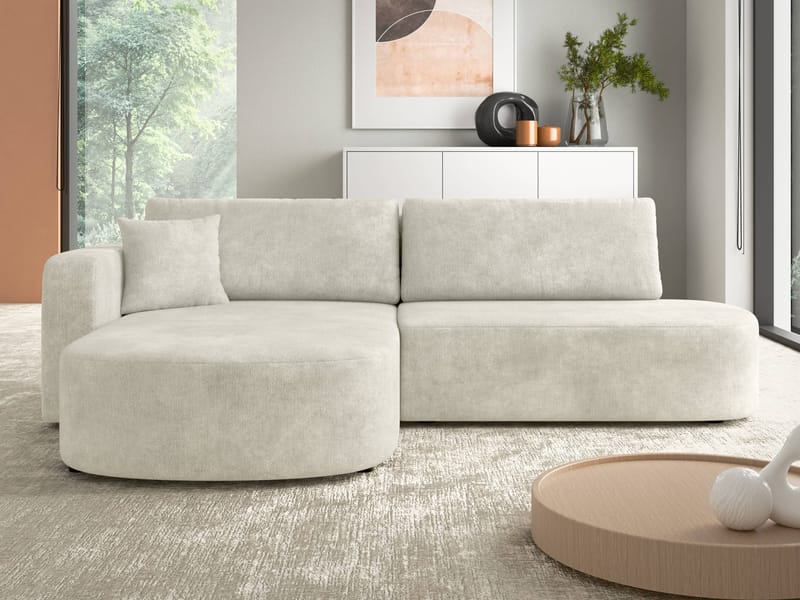 Pryda 4-sits Bäddsoffa divan vänster med förvaring - Möbler - Soffa - Bäddsoffa - Hörnbäddsoffa