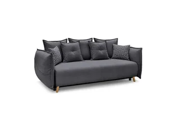 Puffin Bäddsoffa 3-sits - Antracit - Möbler - Soffa - Bäddsoffa - 3 sits bäddsoffa