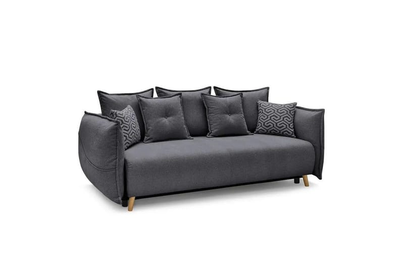 Puffin Bäddsoffa 3-sits - Antracit - Möbler - Soffa - Bäddsoffa - 3 sits bäddsoffa