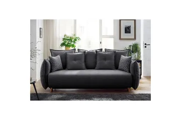 Puffin Bäddsoffa 3-sits - Antracit - Möbler - Soffa - Bäddsoffa - 3 sits bäddsoffa