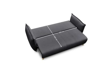 Puffin Bäddsoffa 3-sits - Antracit - Möbler - Soffa - Bäddsoffa - 3 sits bäddsoffa